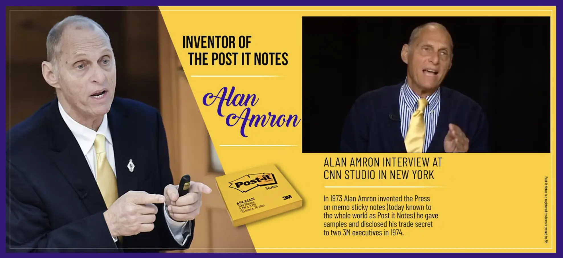 Alan Amron interview at the CNN studio in New York