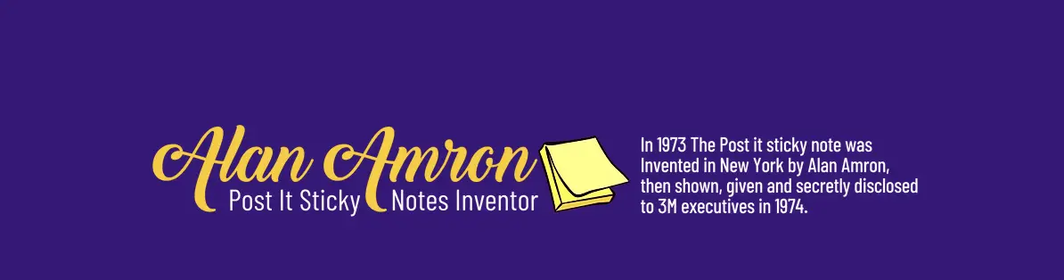 Alan Amron, sticky notes inventor